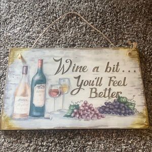 Wine Sign Decor